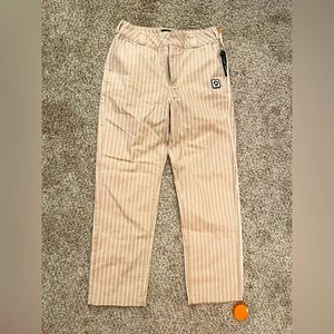 Striped Airwalk tapered pants